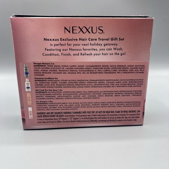 Nexx Exclusive Hair Care Travel Set - Pink - Picture 2 of 2